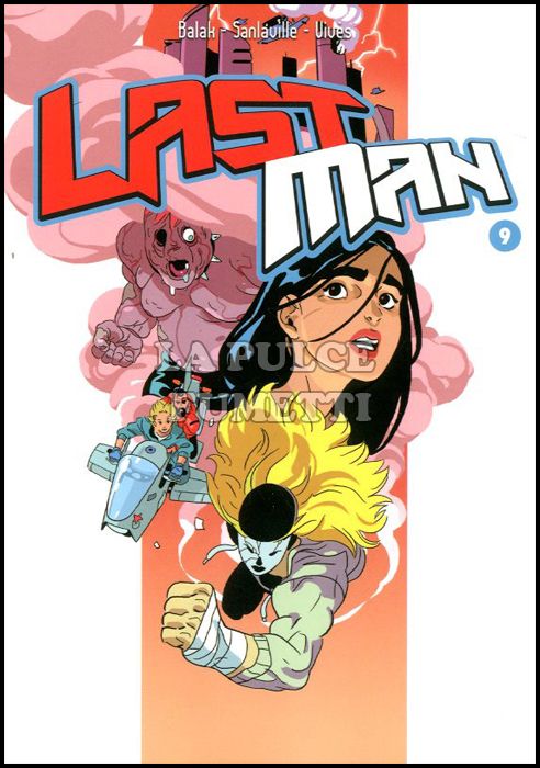 LAST MAN #     9 + ADESIVI